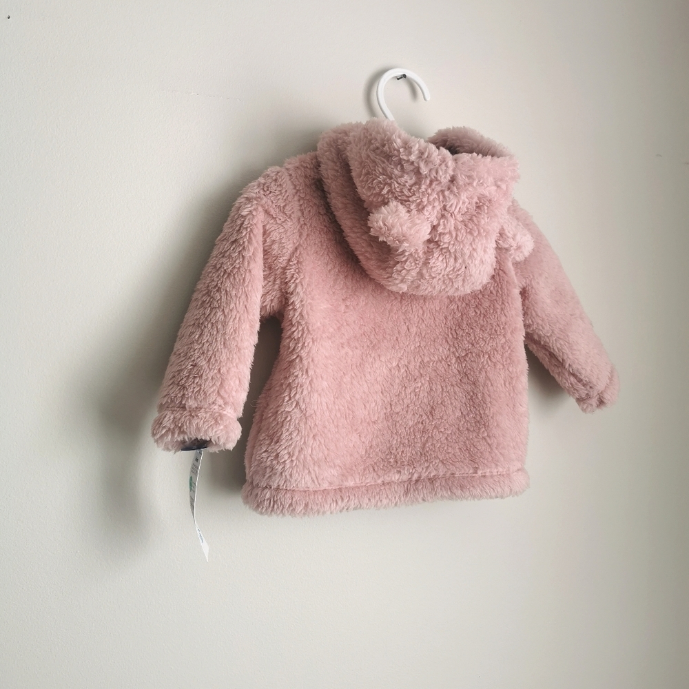 Fuzzy Baby Coat/ Hoodie